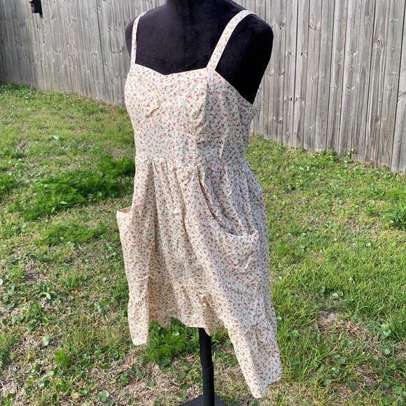 MOSSIMO Cottagecore Prairie Cotton Dress L - Picture 6 of 11